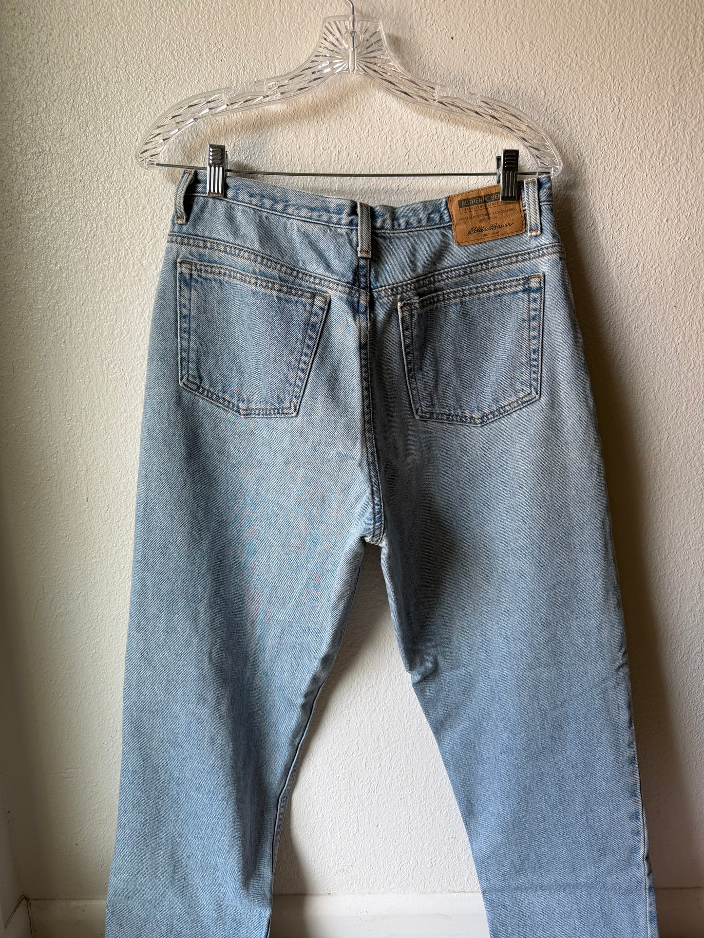 Vintage Eddie Bauer 90’s Light Wash Denim Jeans