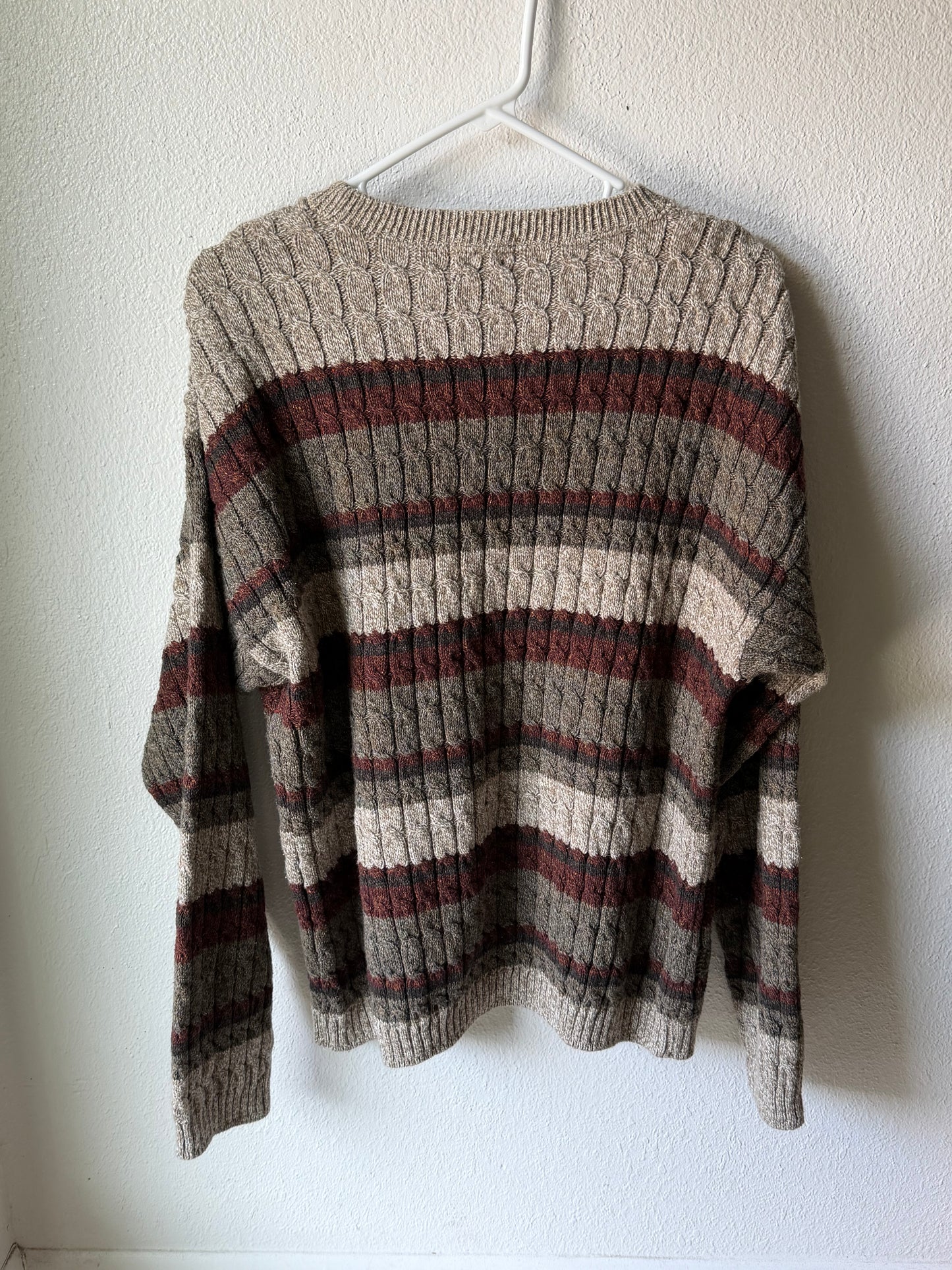 Vintage 90’s Haggar Knit Striped Sweater