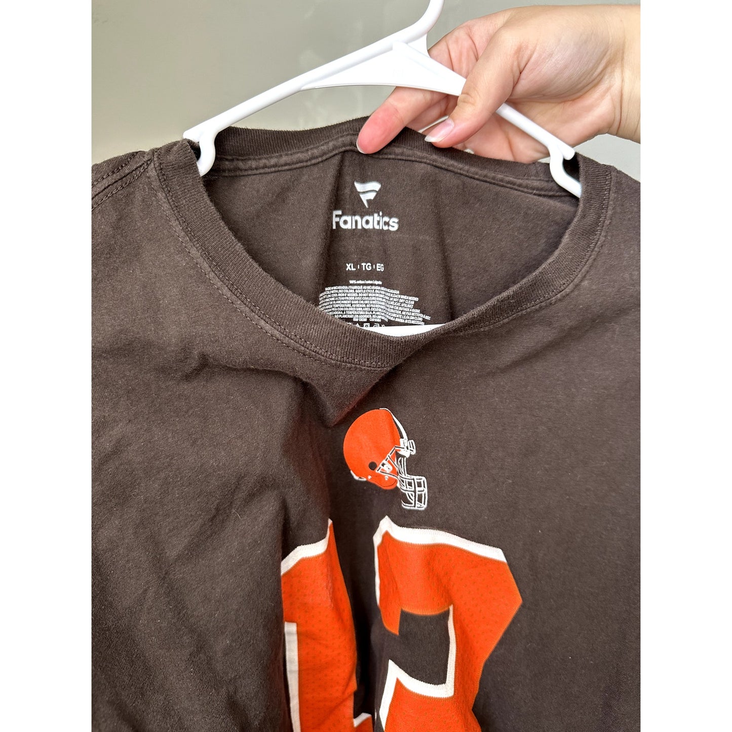 Cleveland Brown Beckham Jr Graphic T-shirt, Size XL