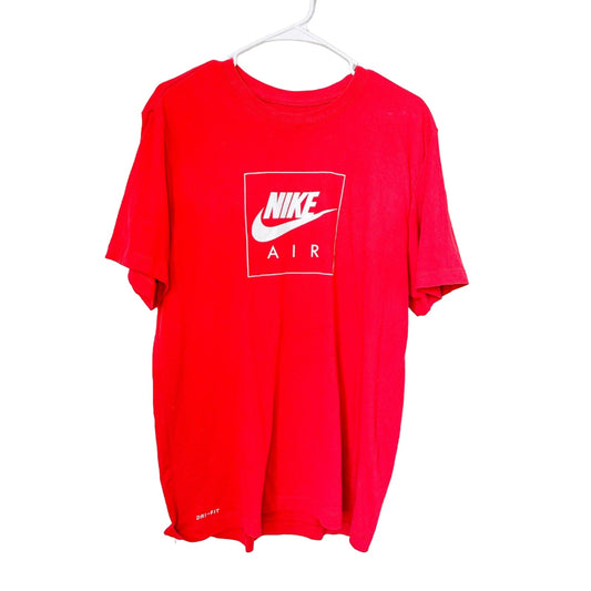 Nike Red Graphic T-shirt, Size L