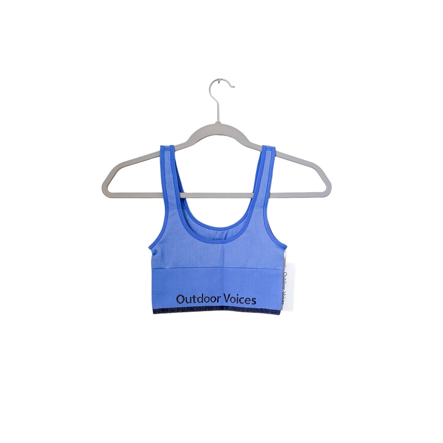 NWT Outdoor Voices Seamless Rib Sports Bra , Size XXS