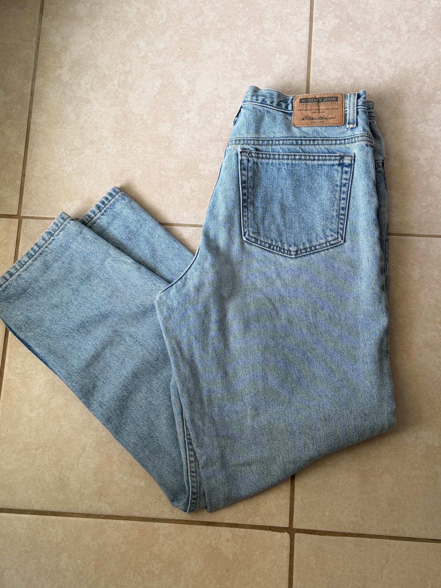 Vintage Eddie Bauer 90’s Light Wash Denim Jeans
