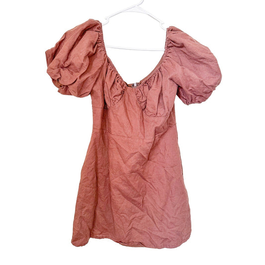 Peppermayo Brown Mini Dress, Size 8