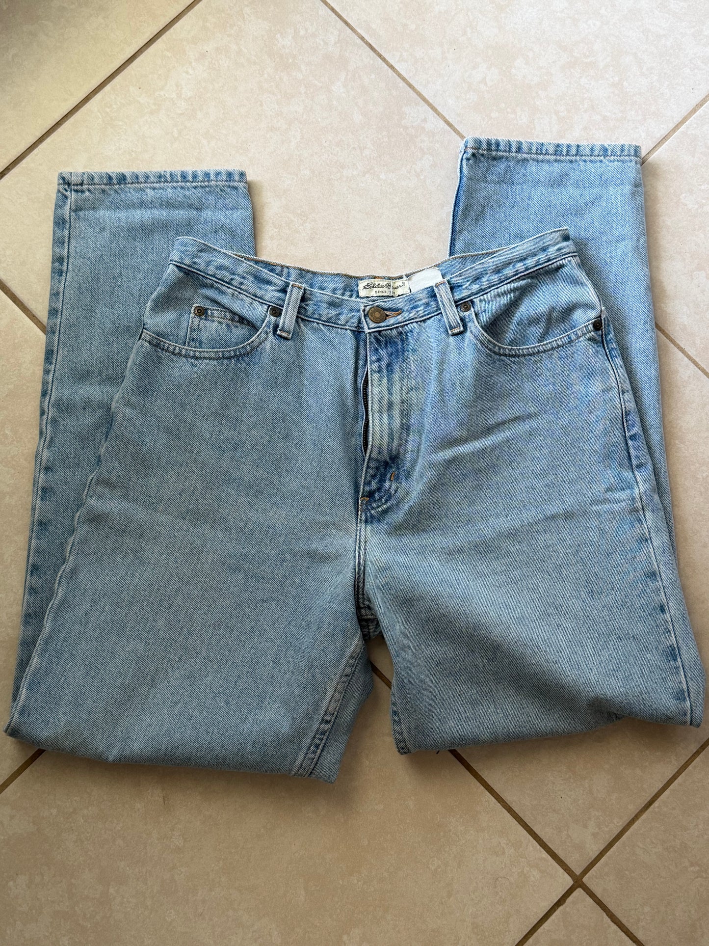 Vintage Eddie Bauer 90’s Light Wash Denim Jeans