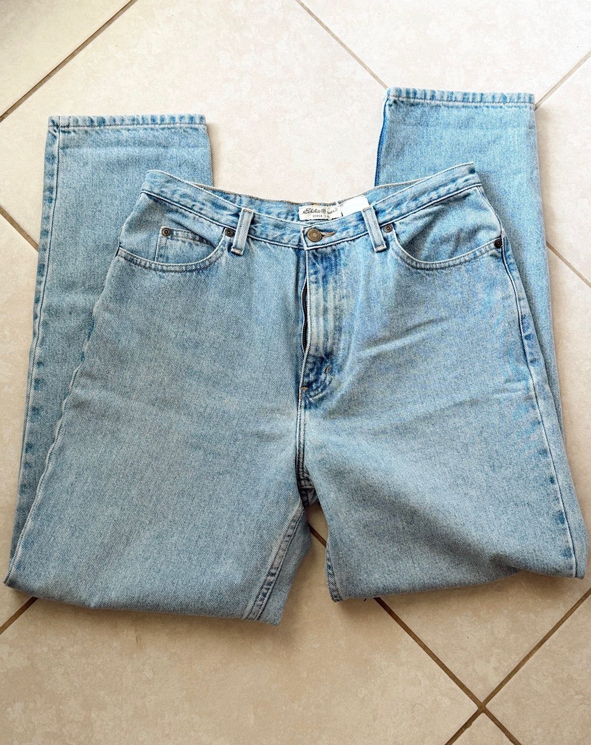 Vintage Eddie Bauer 90’s Light Wash Denim Jeans