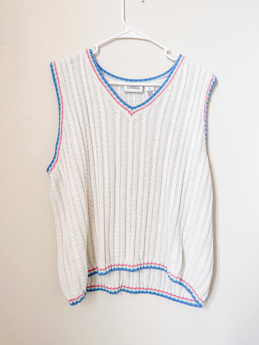 Vintage Liz Claiborne Golf Sweater Vest , Size M