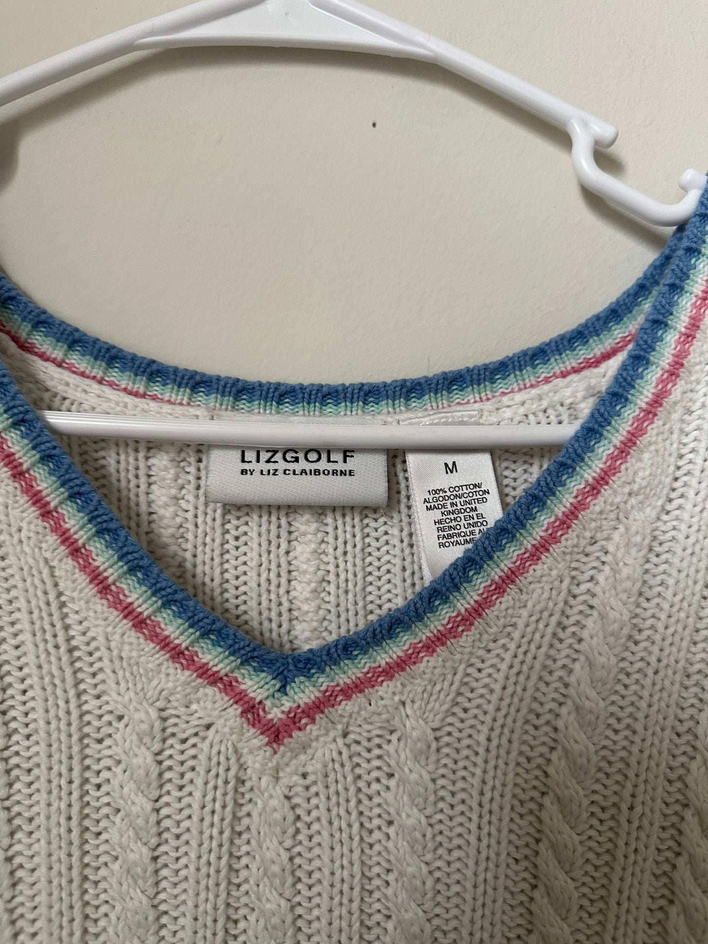 Vintage Liz Claiborne Golf Sweater Vest , Size M