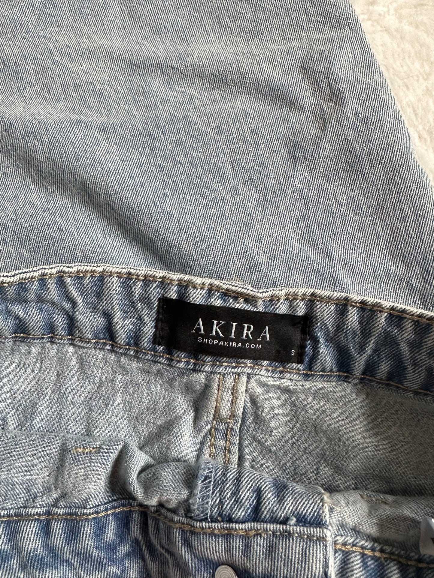NWT Akira Denim Midi Skirt