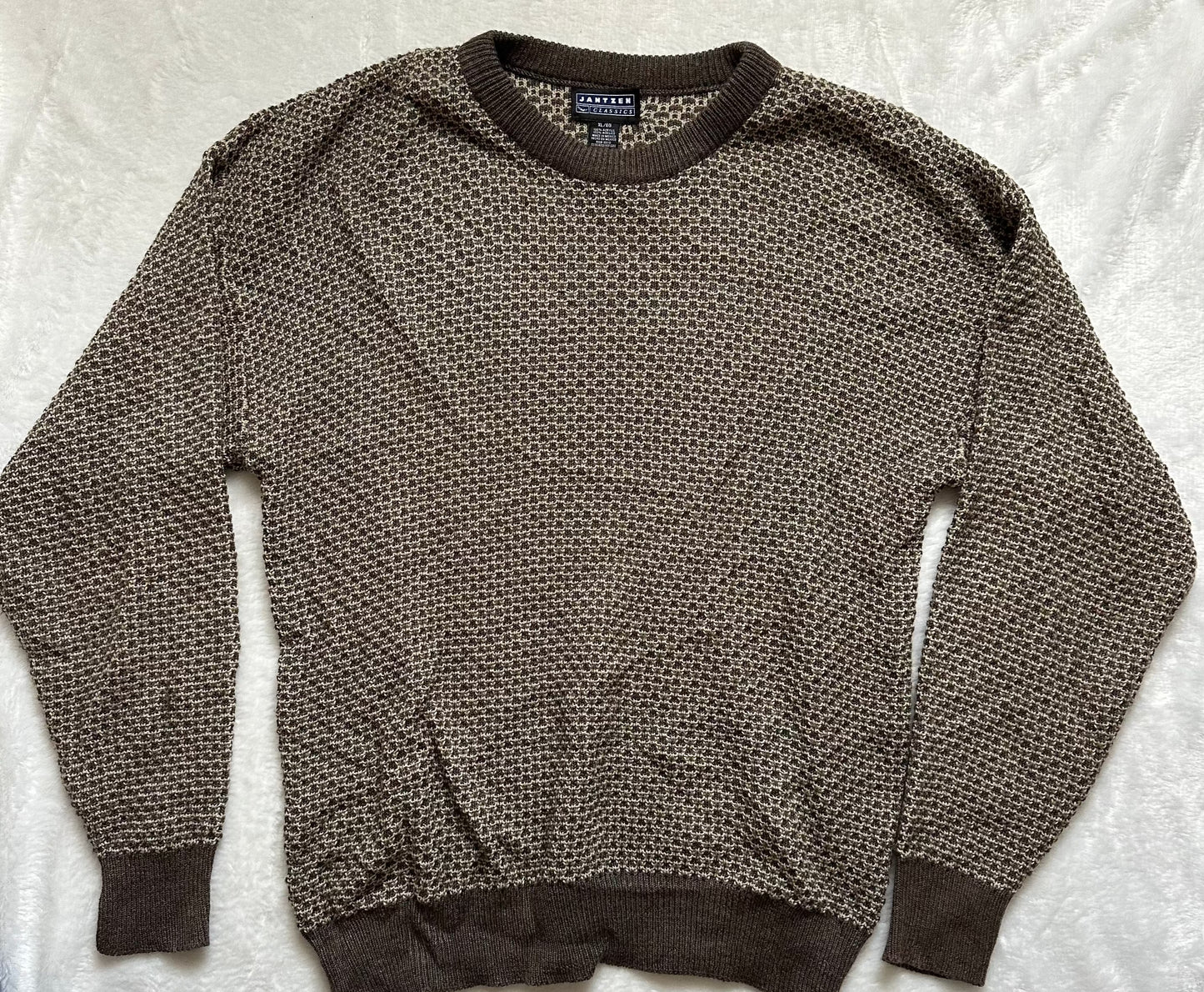 Vintage Knitted Grandpa Sweater by Jantzen