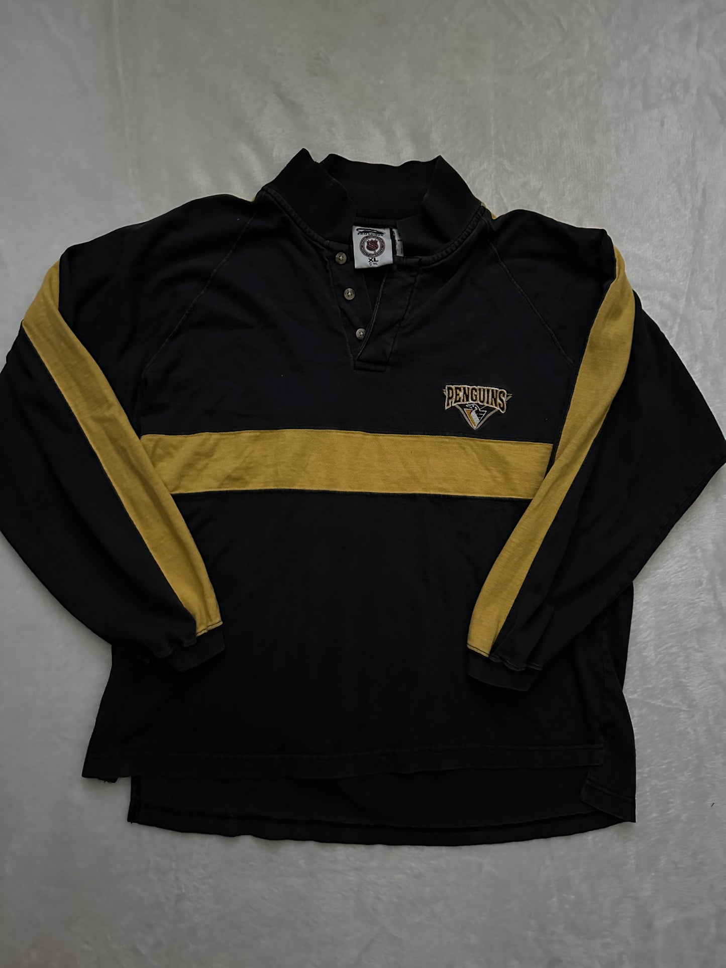 NHL Pittsburgh Penguins Hockey Collared Long Sleeve