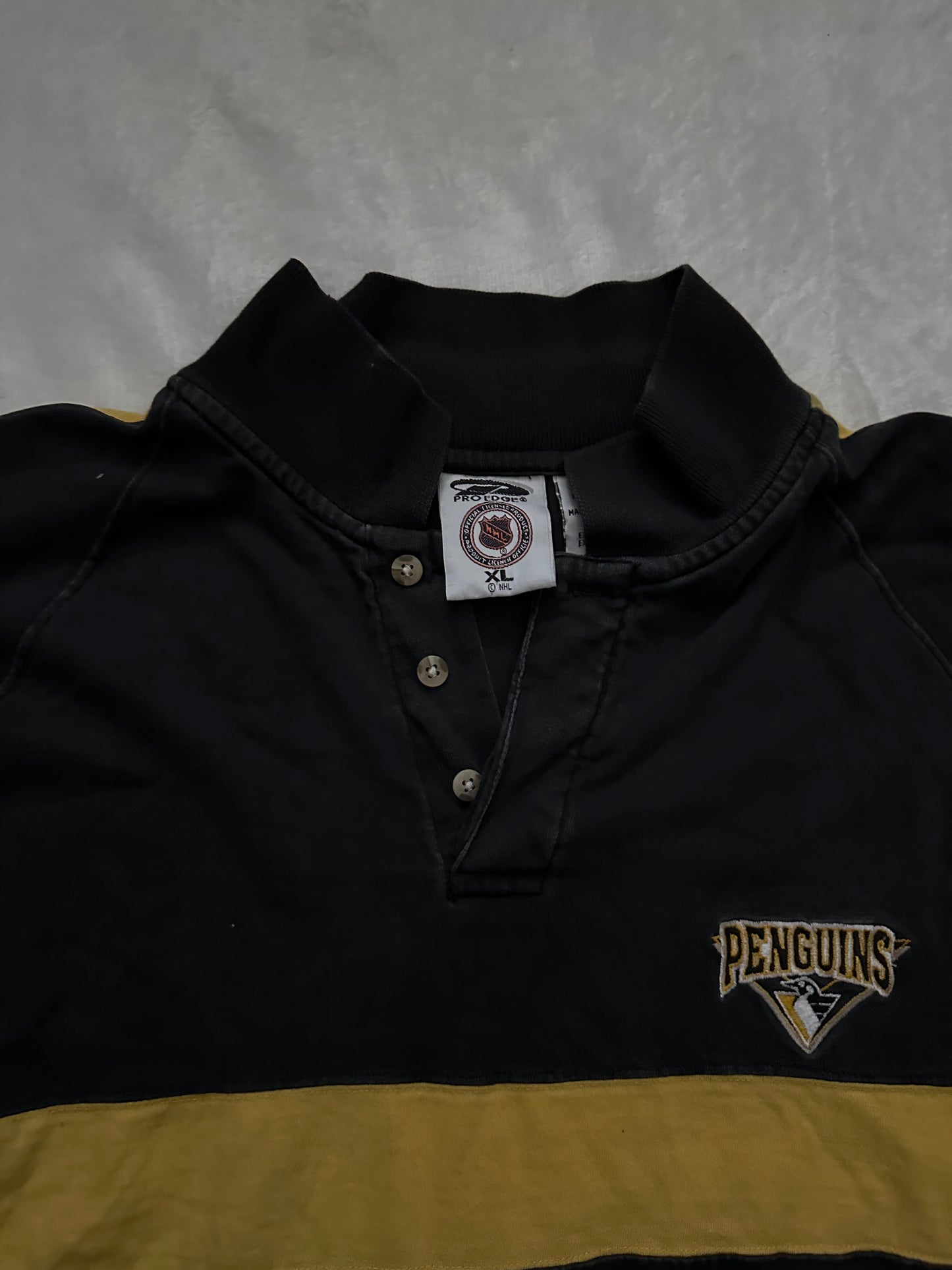 NHL Pittsburgh Penguins Hockey Collared Long Sleeve