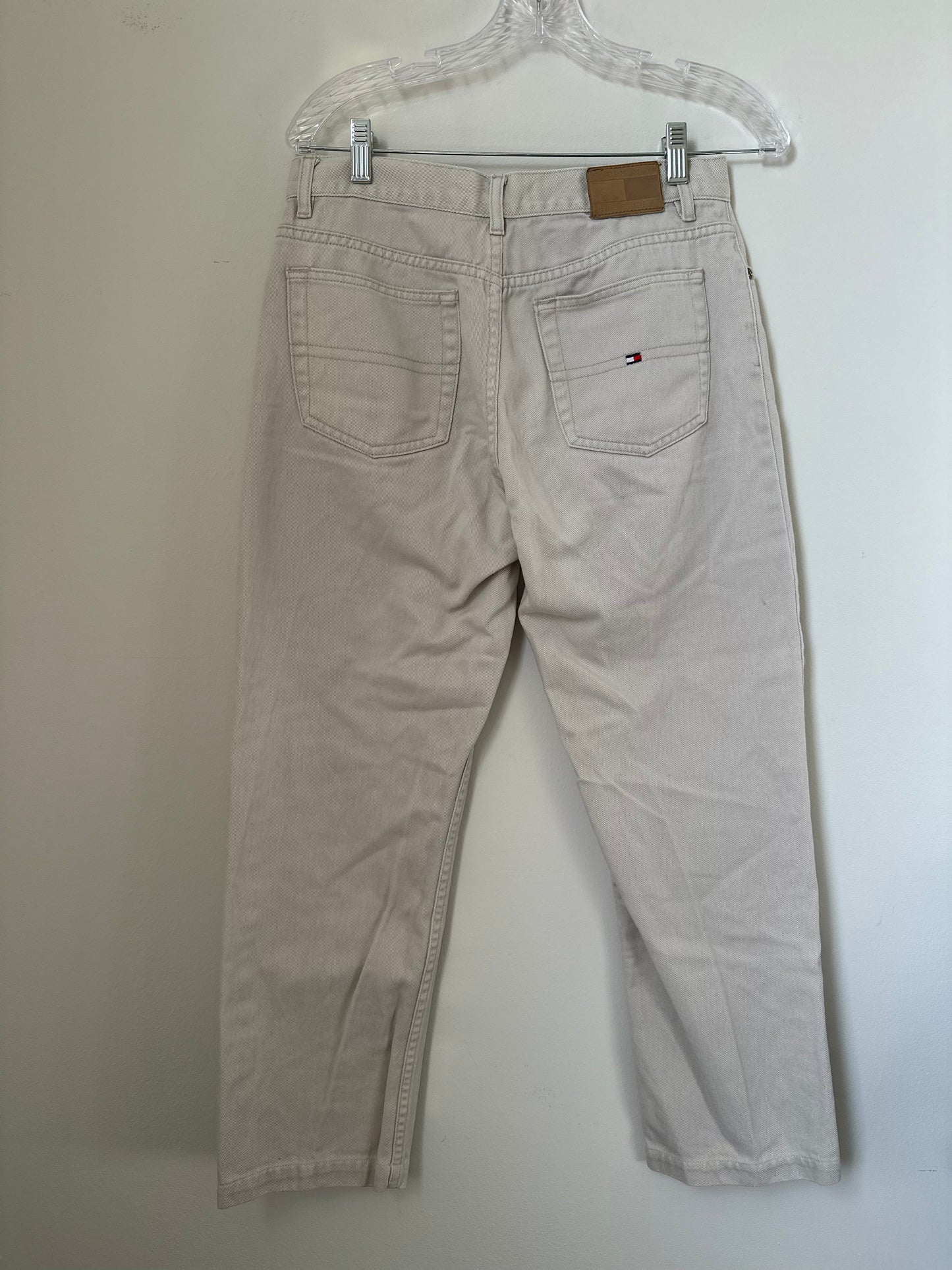 Tommy Hilfiger Cream Colored Denim Pants