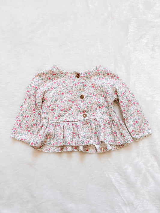 Floral Long Sleeve Baby Blouse - Better World Thrift