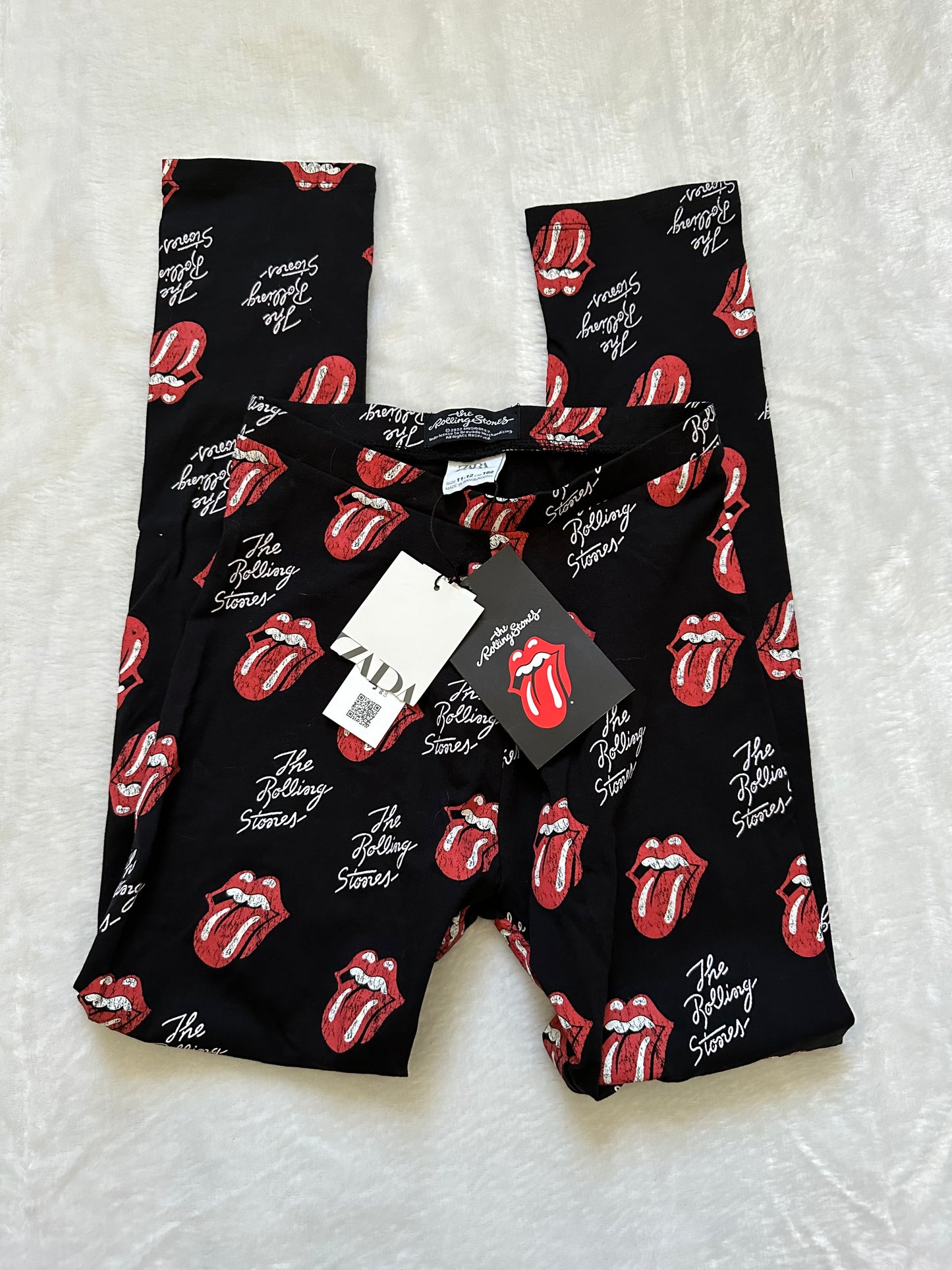 Girls Zara Rolling Stones Pants - Better World Thrift