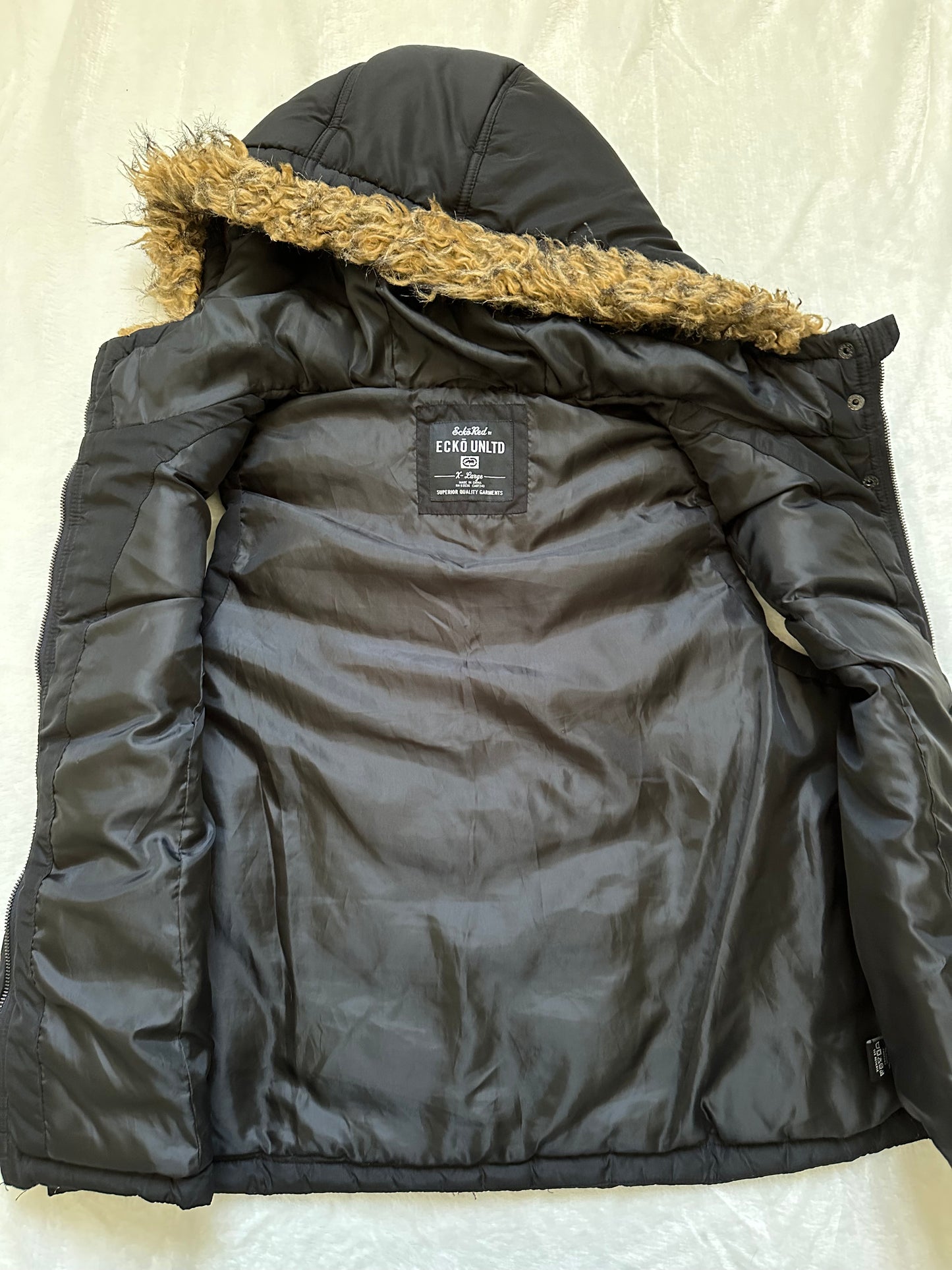 Black Puffer Vest - Better World Thrift