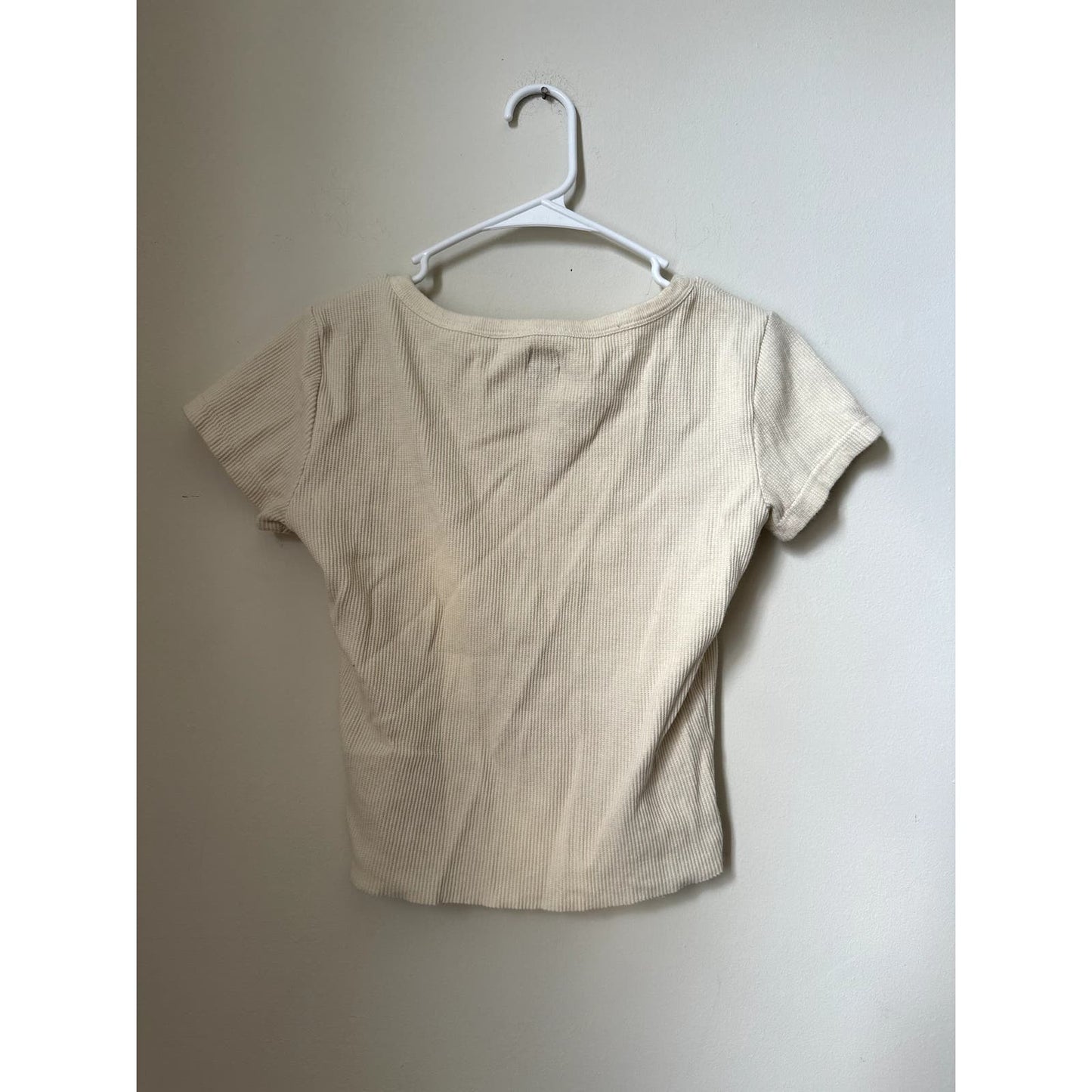 Urban Outfitters BDG Waffle Texture Short Sleeve Top, Size Small