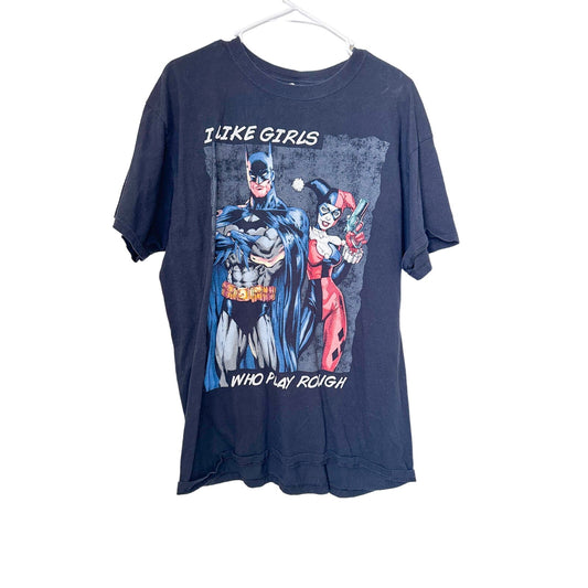 Funny DC Comics Graphic T-shirt, Size XL