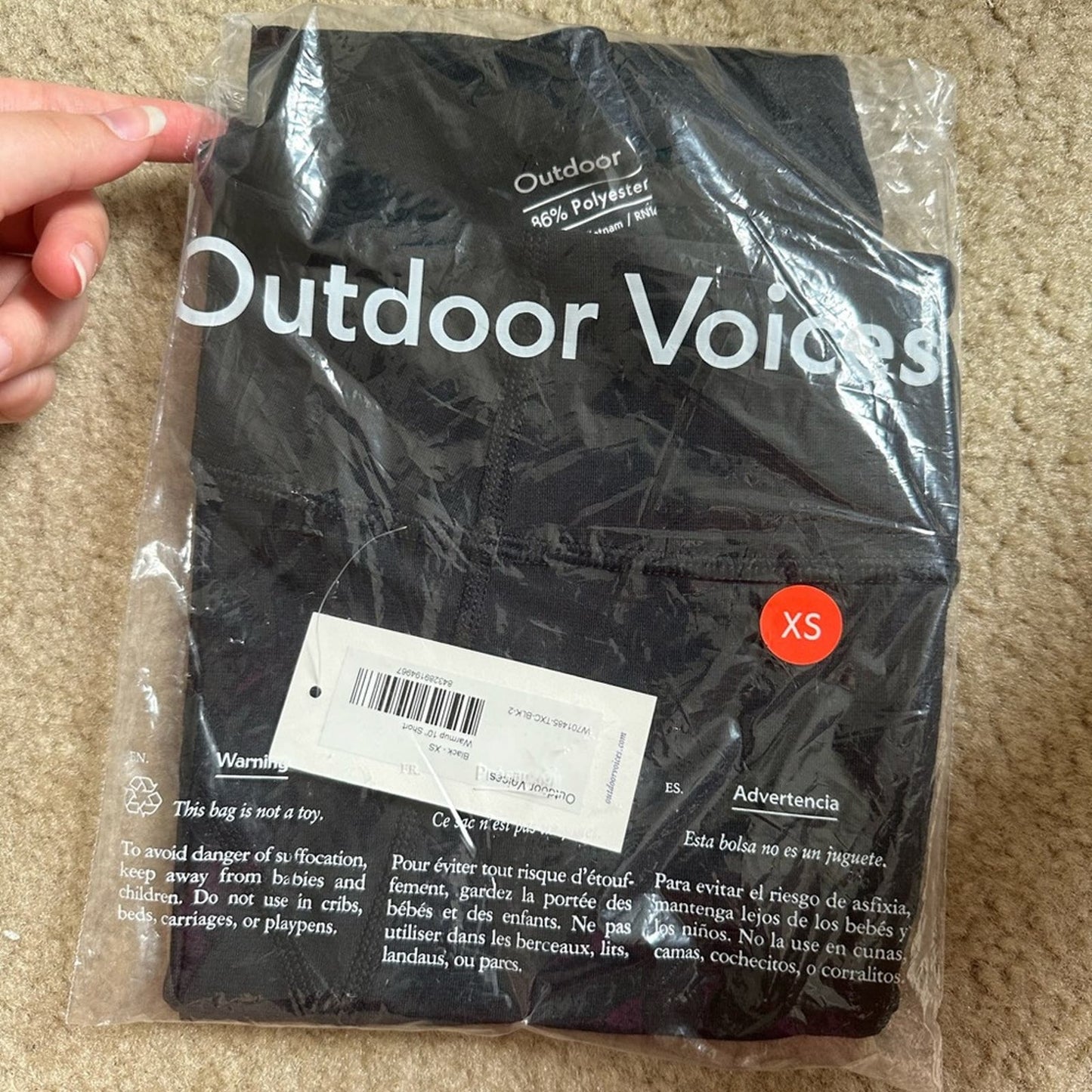 NWT Outdoor Voices Warmup Short 10” XS