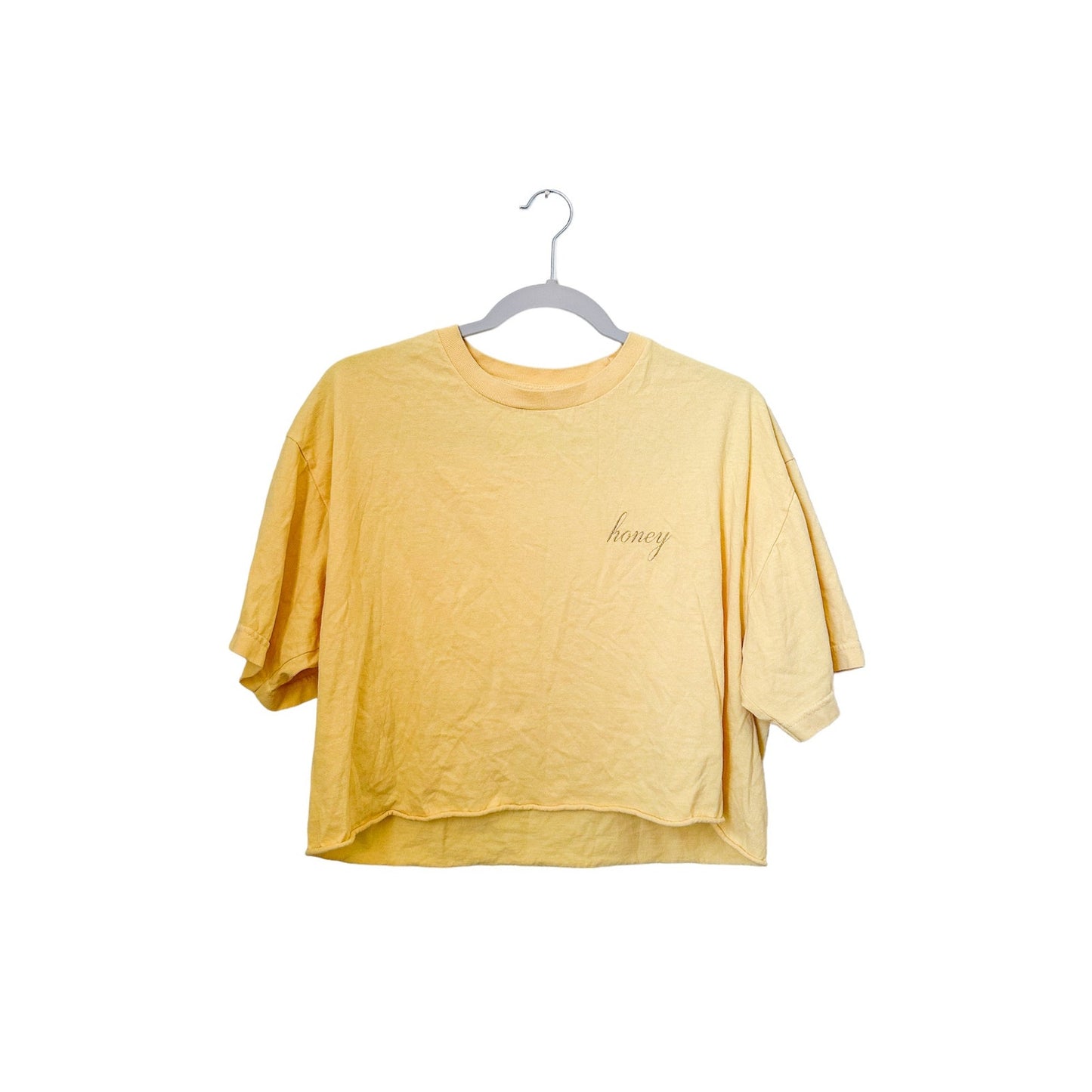 J Galt Honey Embroidered T-Shirt , 'One Size'