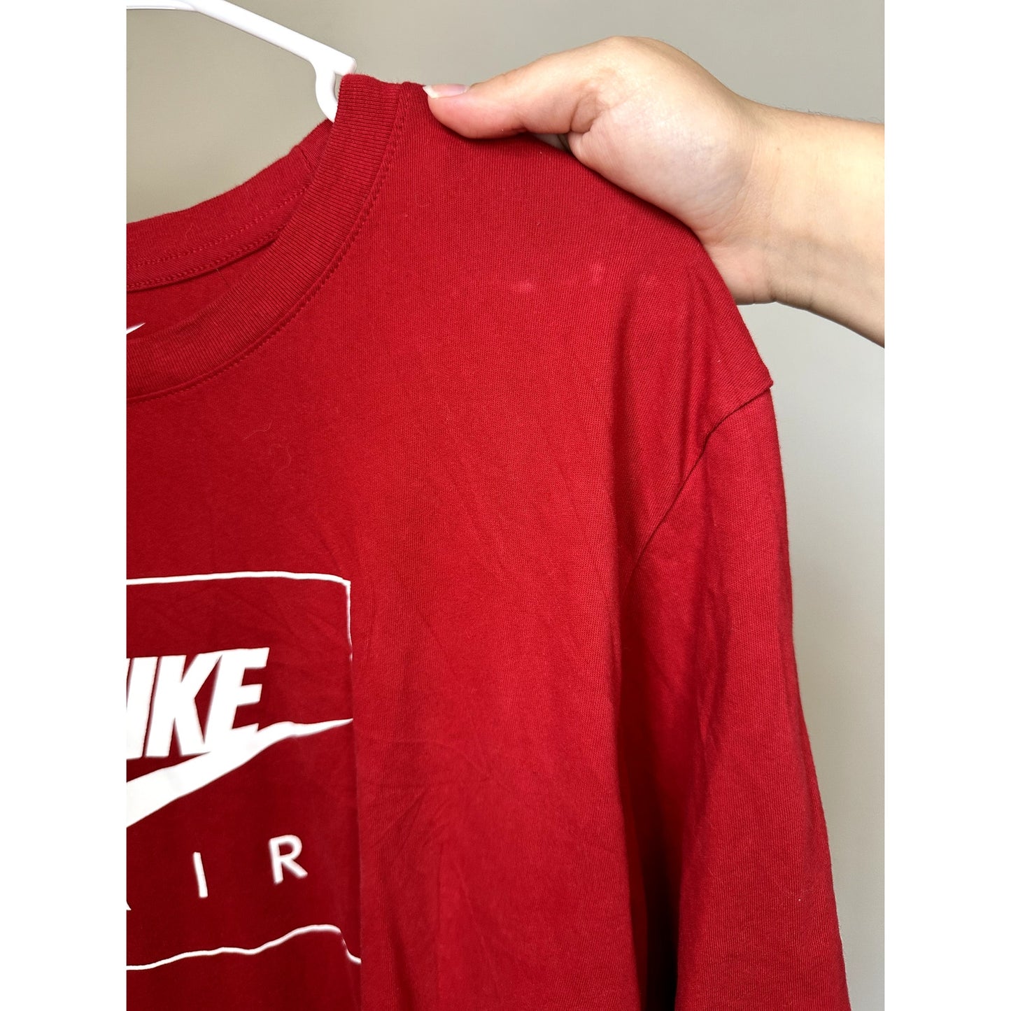 Nike Red Graphic T-shirt, Size L